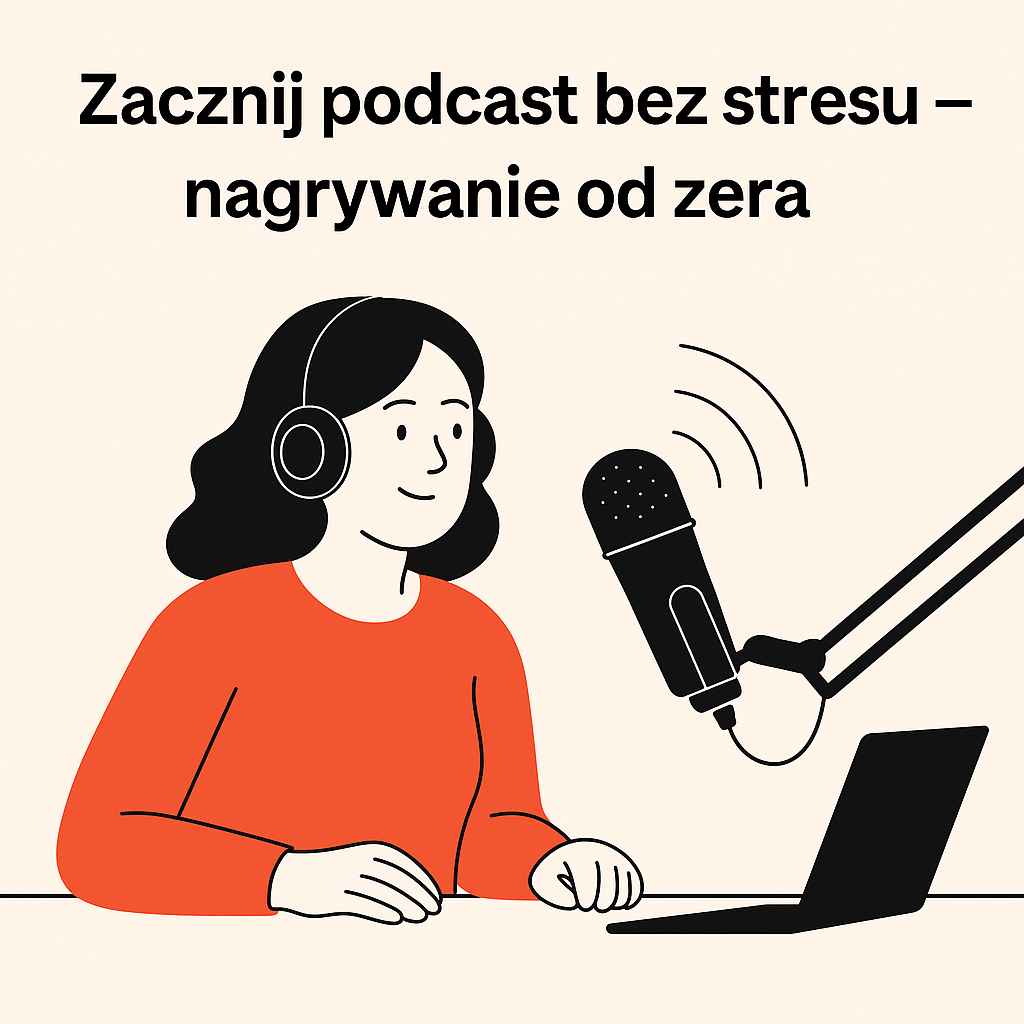 Zacznij podcast bez stresu – nagrywanie od zera